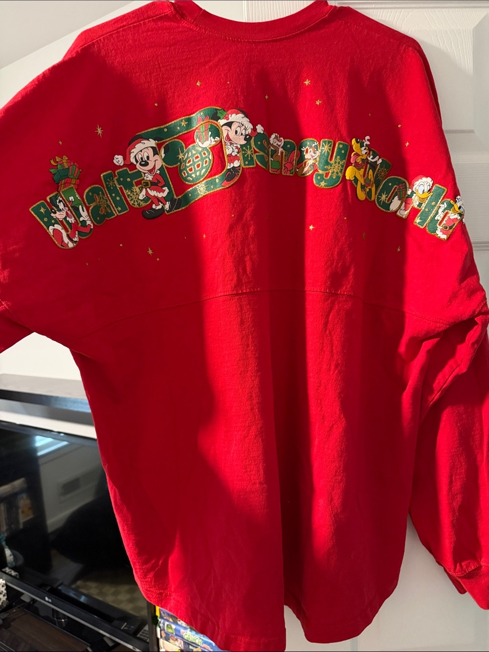Disney Red Holiday Spirit Jersey